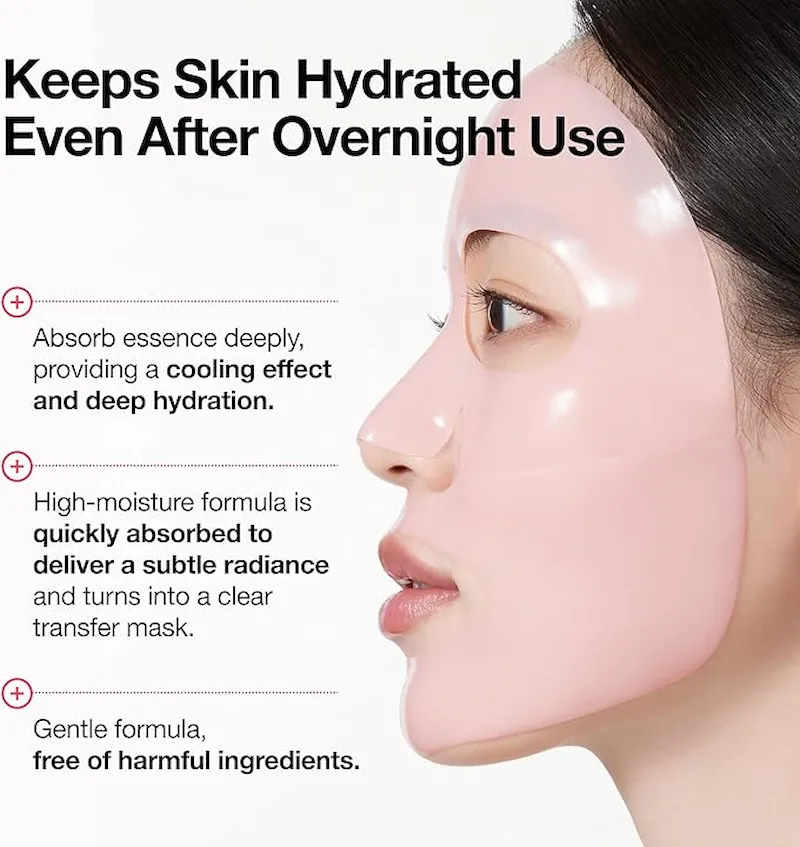 ماسک ورقه ایی هلو وکلاژن ونیاسینامید آنوا