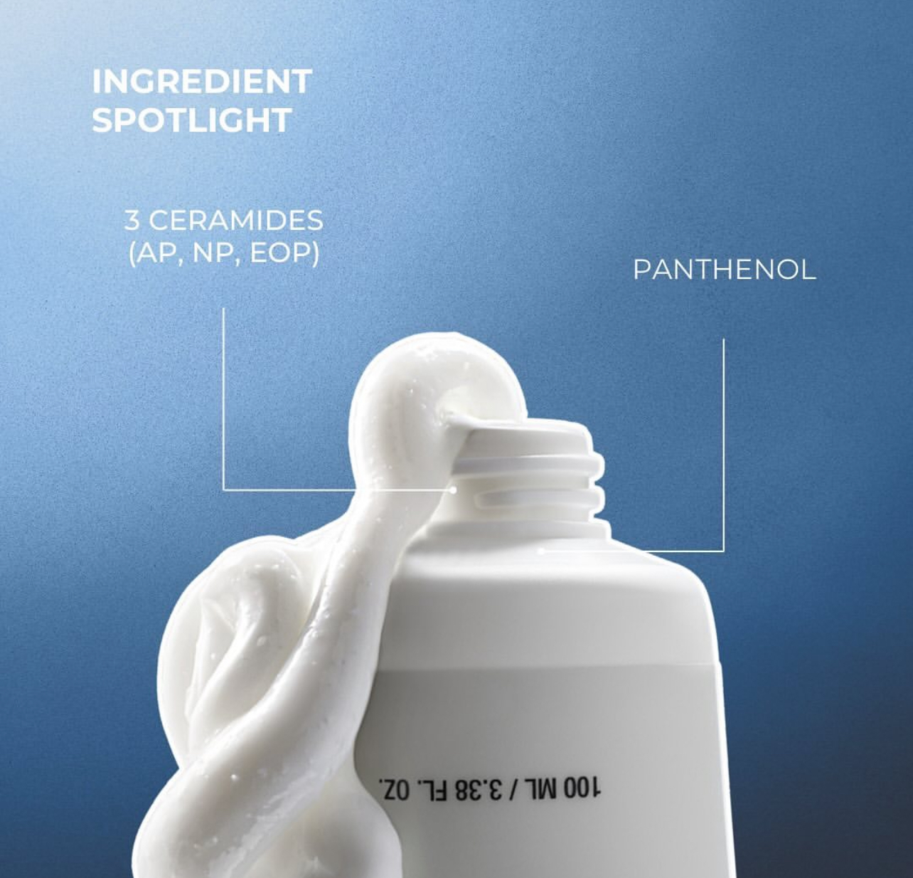 کرم مرطوب کننده سرامید و پانتنول آنوا حجم 100 میل