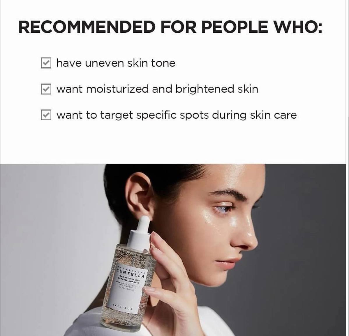 آمپول  ضدلک و روشن کننده سنتلا اسکین ۱۰۰۴